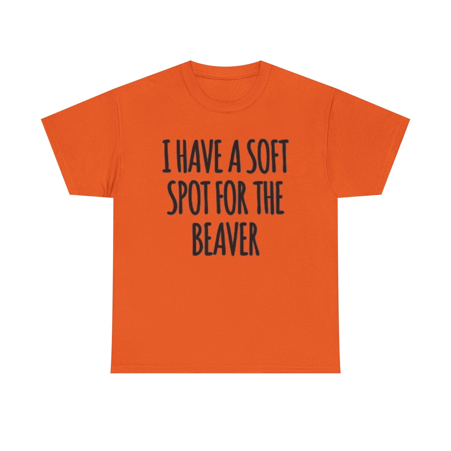 Soft Spot For The Beaver T Shirt Funny Sex Graphic Jokes Unisex Heavy Cotton Tee