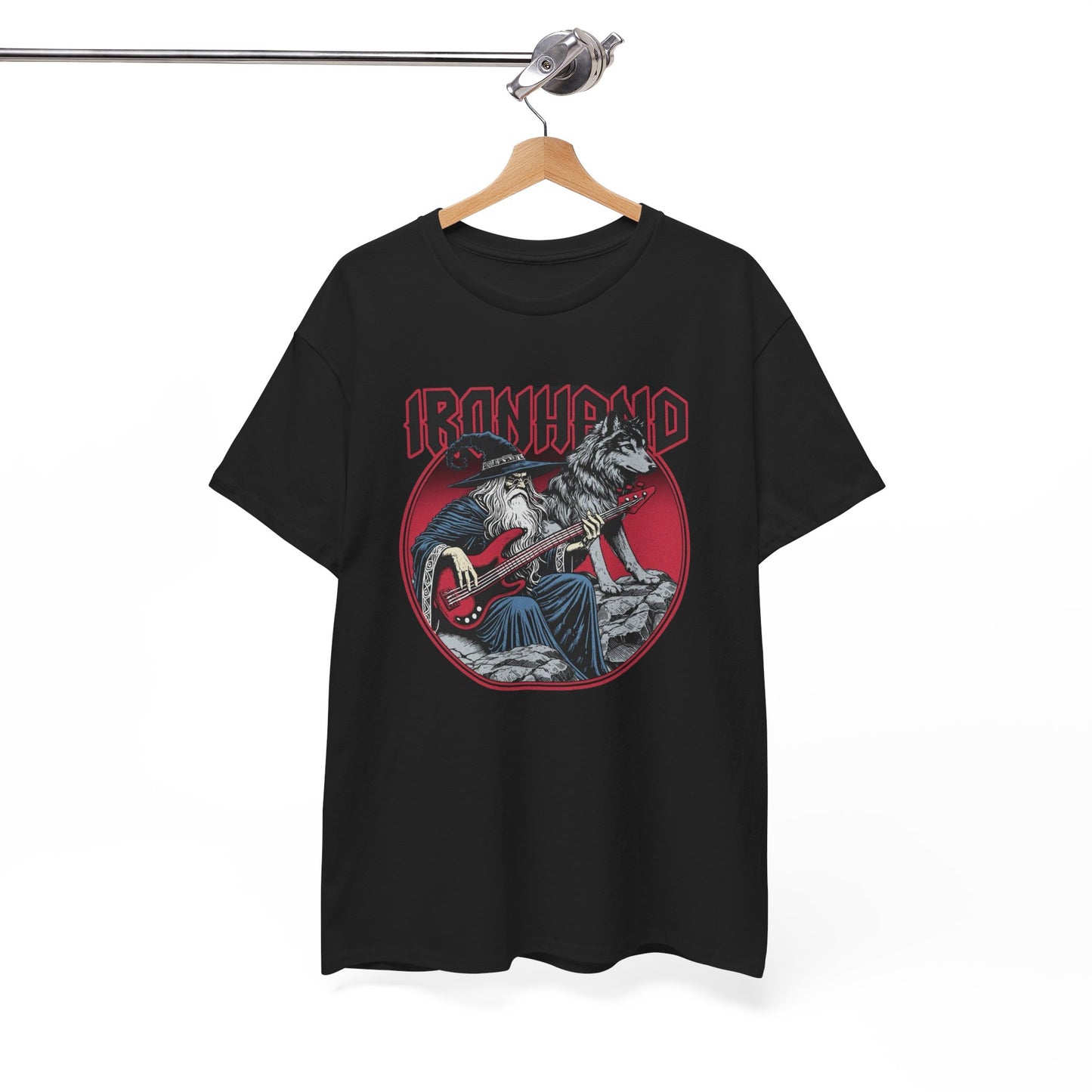 Iron hand Wizard Graphic T Shirt NEW ADULT Vintage