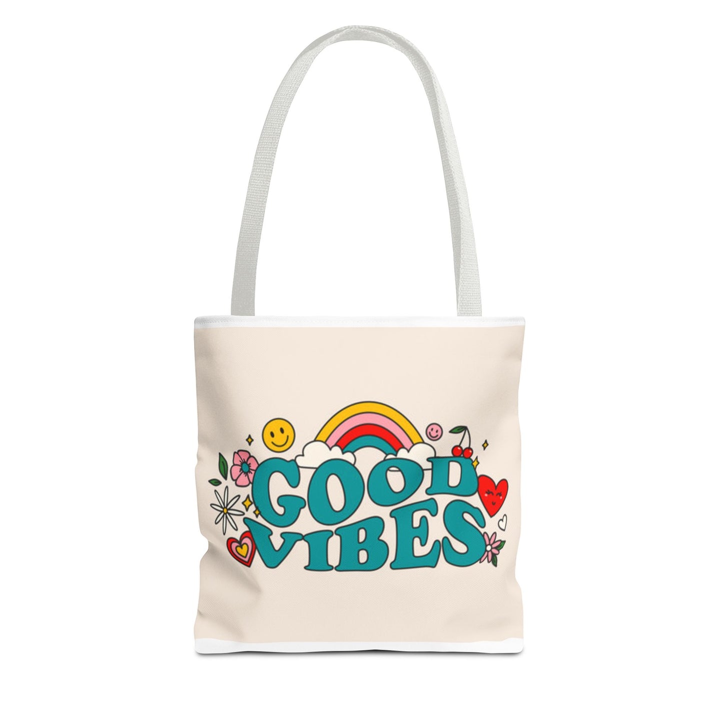 Good Vibes Beach Tropical Tote Bag (AOP)