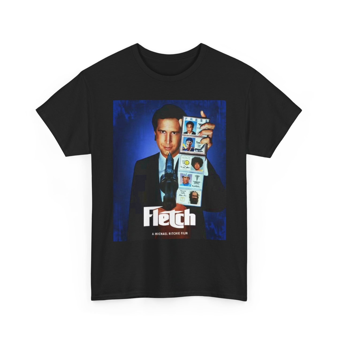Fletch Chevy Chase T Shirt BRAND NEW Apparel Unisex Heavy Cotton Tee