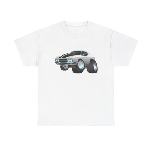 70 Chevelle SS Muscle Car Graphic T Shirt Unisex Heavy Cotton Tee NEW