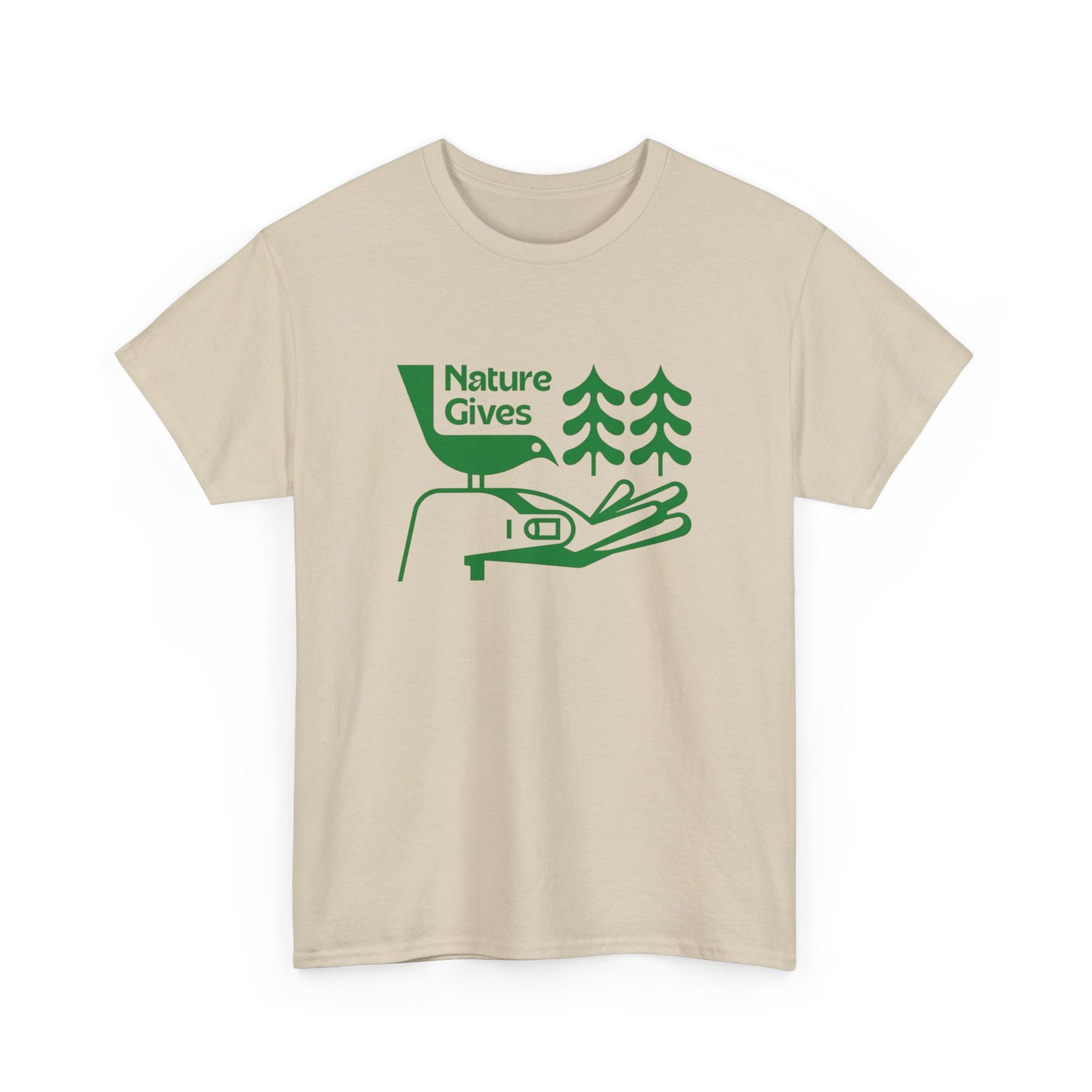 Nature Gives Vintage Graphic T Shirt NEW ADULT TEE Cotton