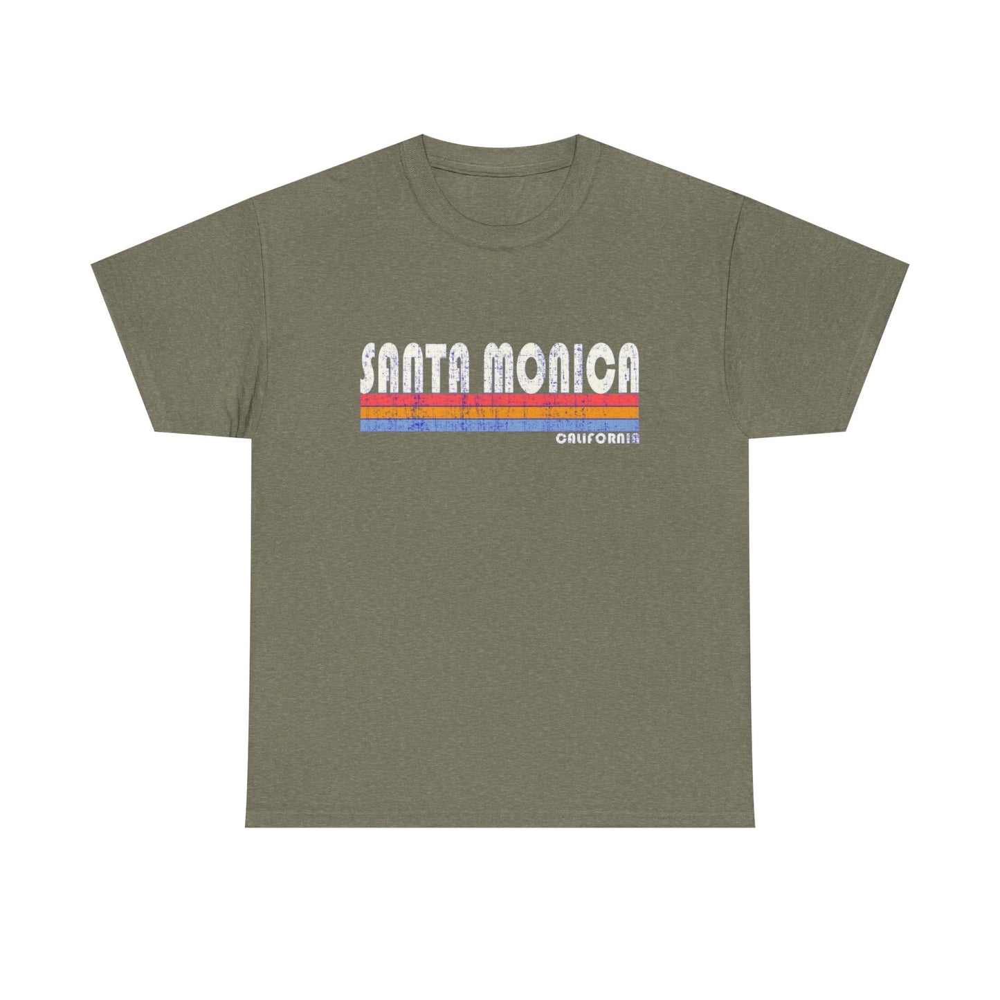 Santa Monica California Graphic T Shirt Unisex Adults NEW