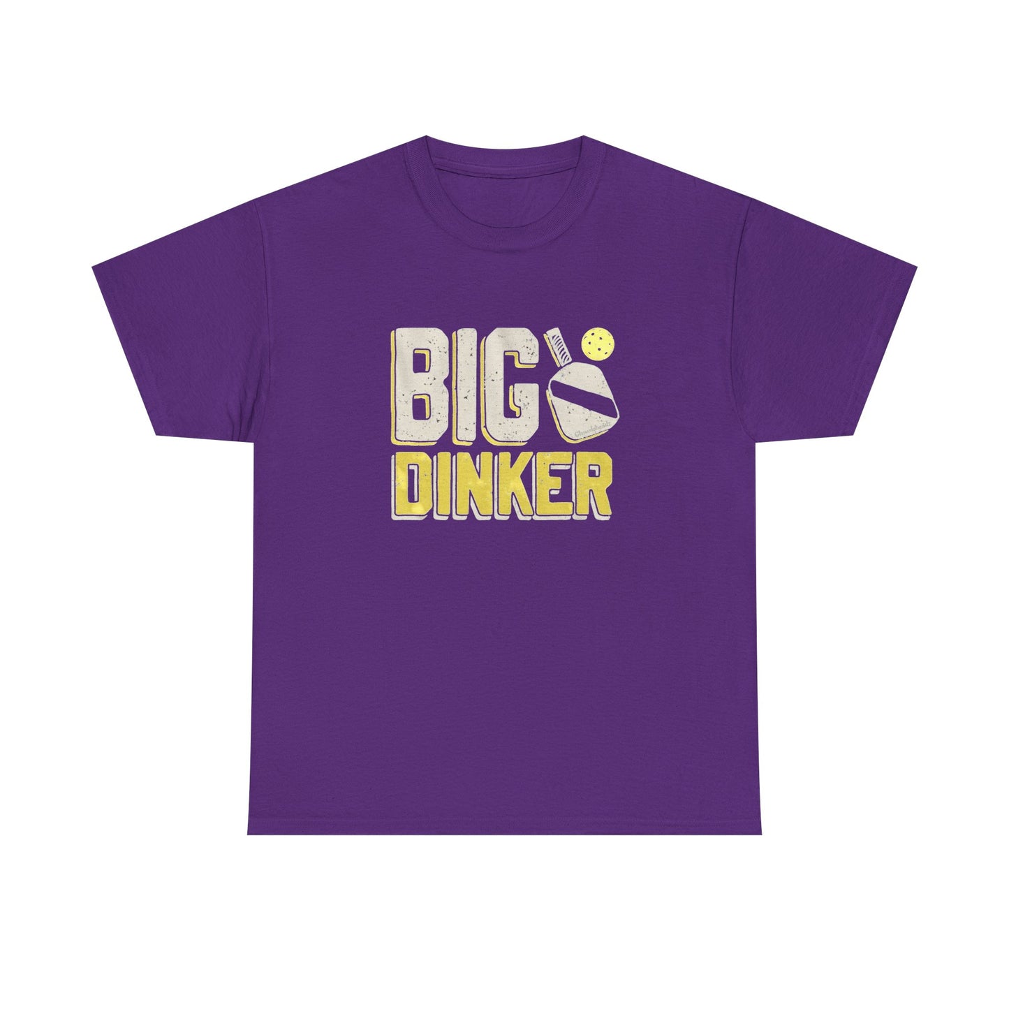 Big Dinker Pickle Ball Graphic T Shirt NEW Unisex Heavy Cotton Tee