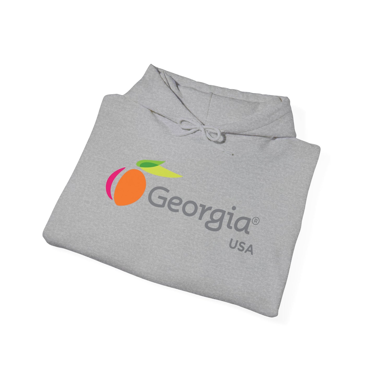 Georgia State Peach Logo BRAND NEW Unisex Heavy Blend™ Hooded Sweatshirt