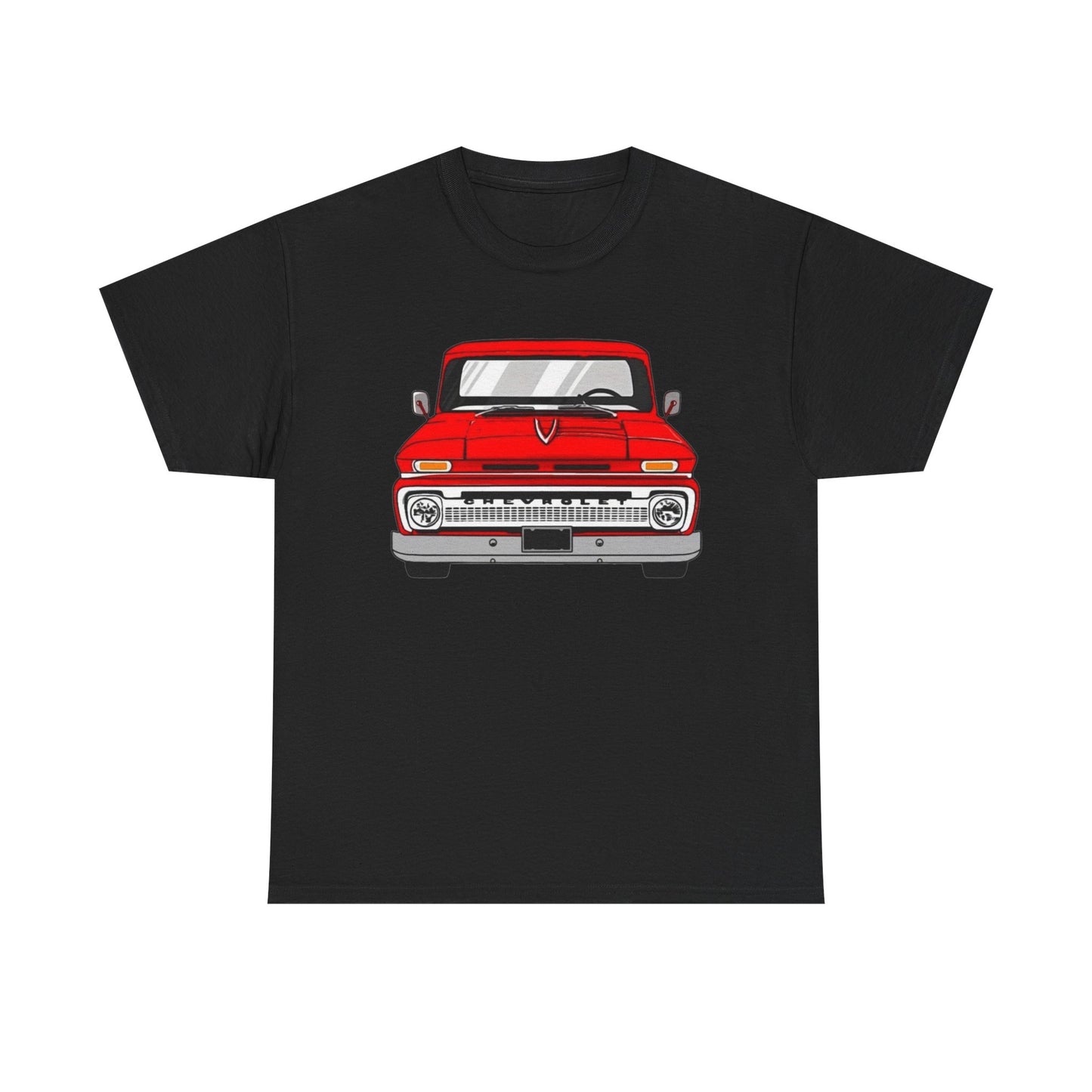 60's Chevy Pickup Retro Graphic T Shirt Unisex Heavy Cotton Tee NEW