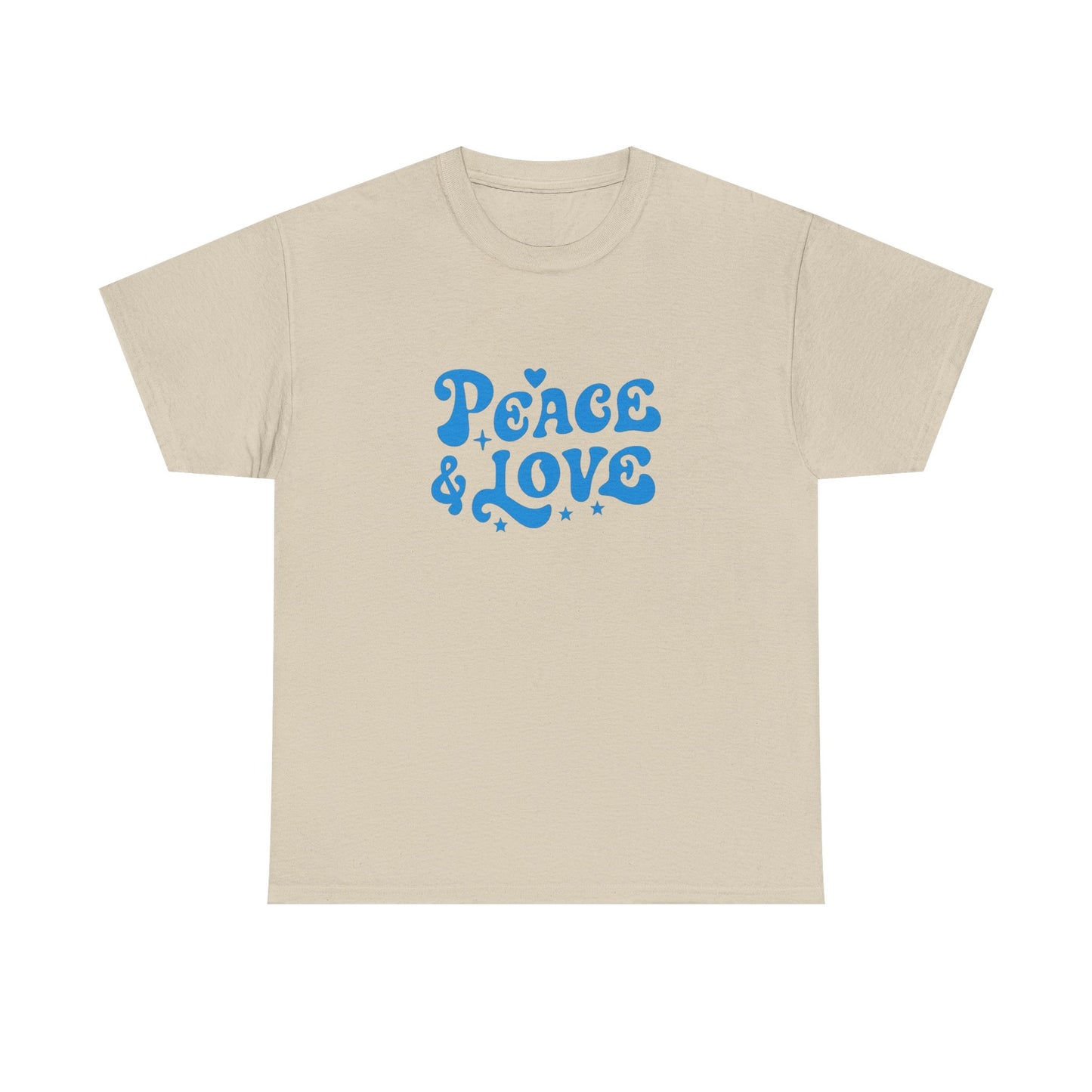 Peace And Love Happiness Graphic T Shirt Adult NEW