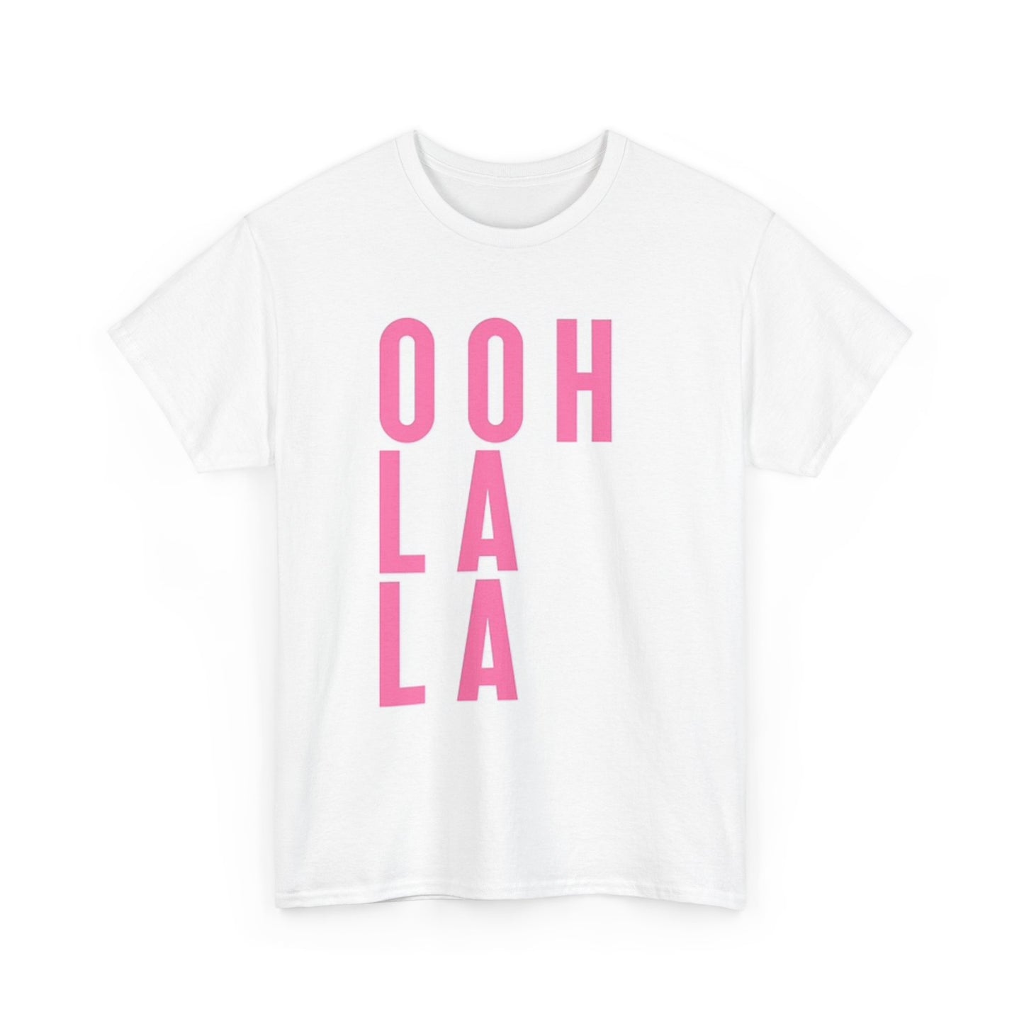 Ohh La La Graphic T Shirt Vintage Pink Unisex Heavy Cotton Tee