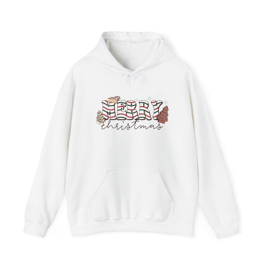 Christmas Tree Cakes Funny Graphic Hoodie Unisex Heavy Blend™ Hooded Sweatshirt
