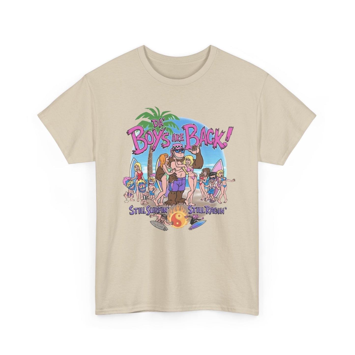 The Boys Are Back Beach Graphic T Shirt S-5XL NEW Unisex Heavy Cotton Tee