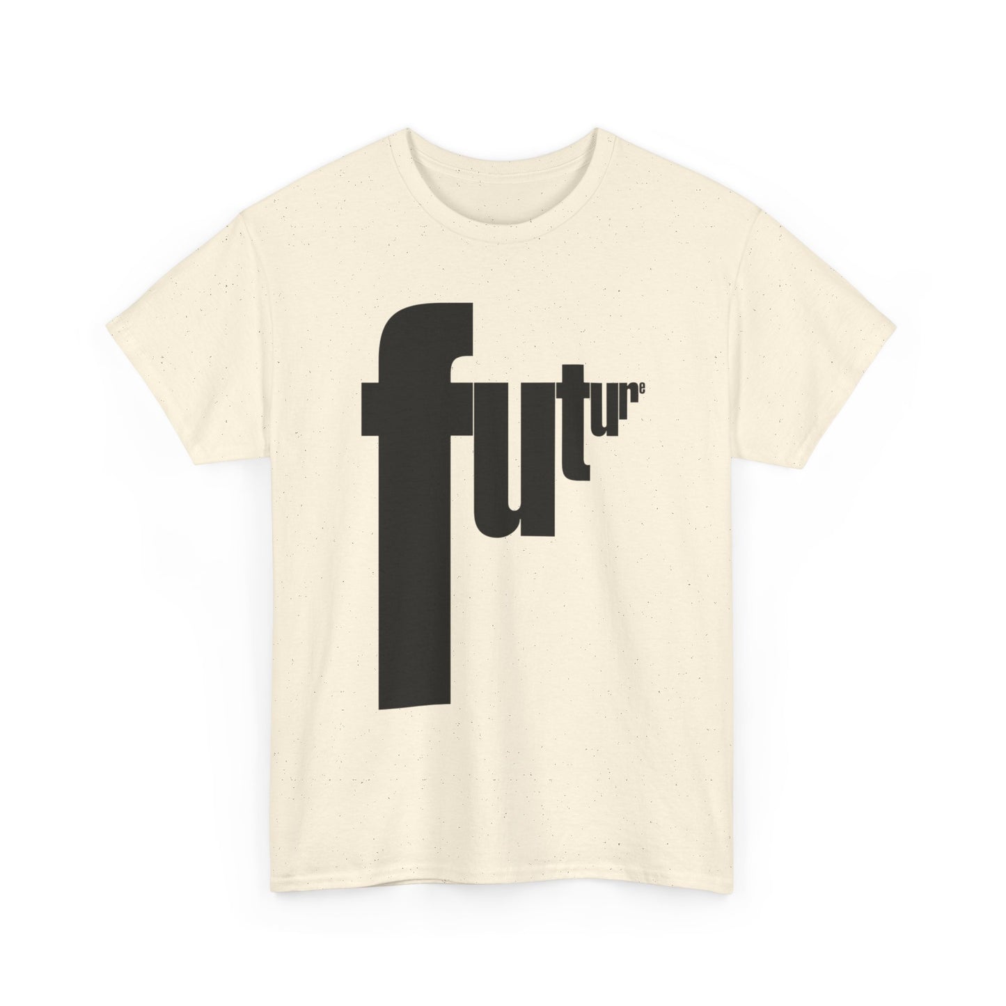 Future Retro Lettering Graphic T Shirt Unisex Heavy Cotton Tee