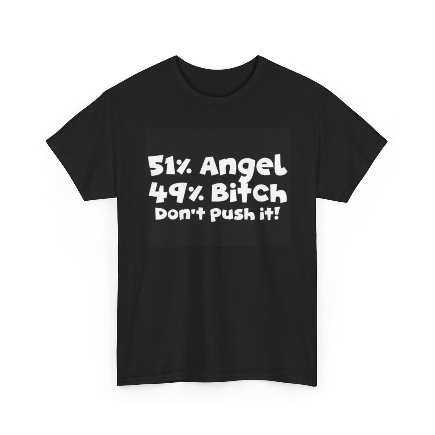 Angel Hilarious Graphic T Shirt Dad Jokes Gift Unisex Heavy Cotton Tee