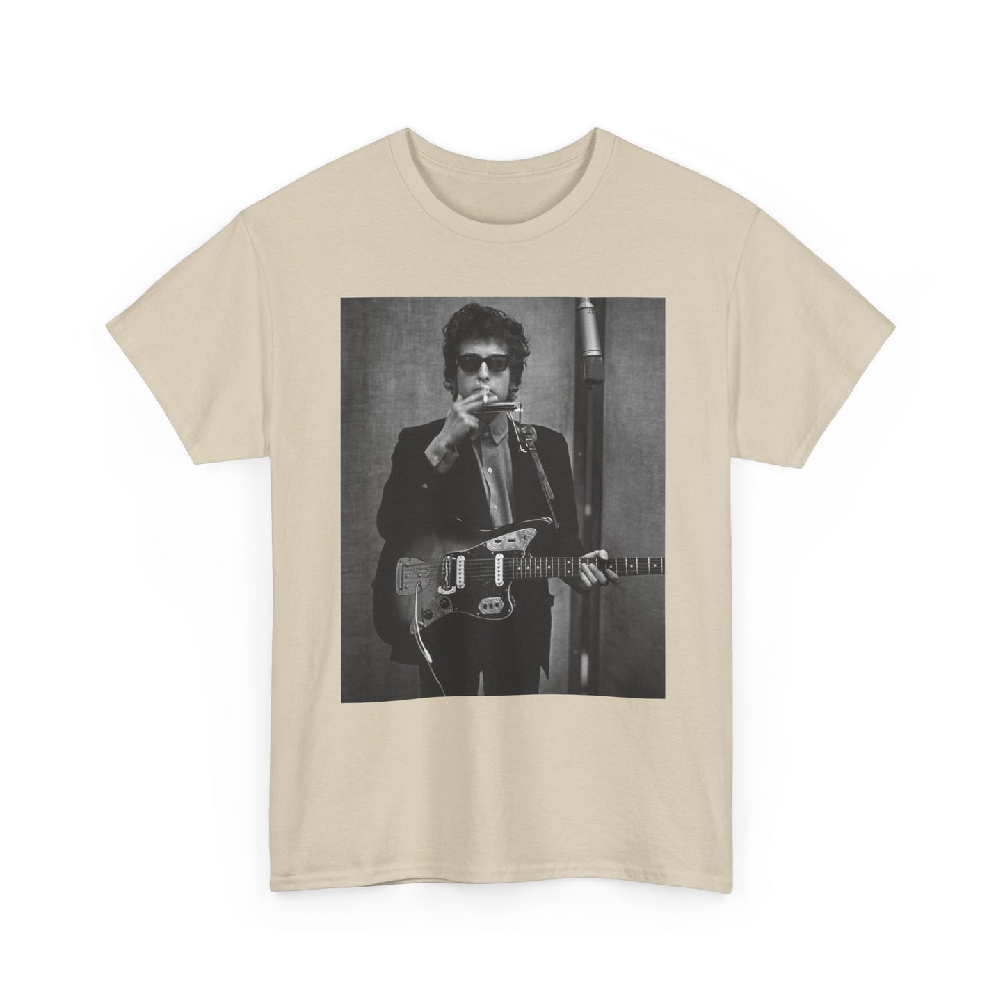 Bob Dylan T-shirt vintage classic rock retro art Unisex Heavy Cotton Tee