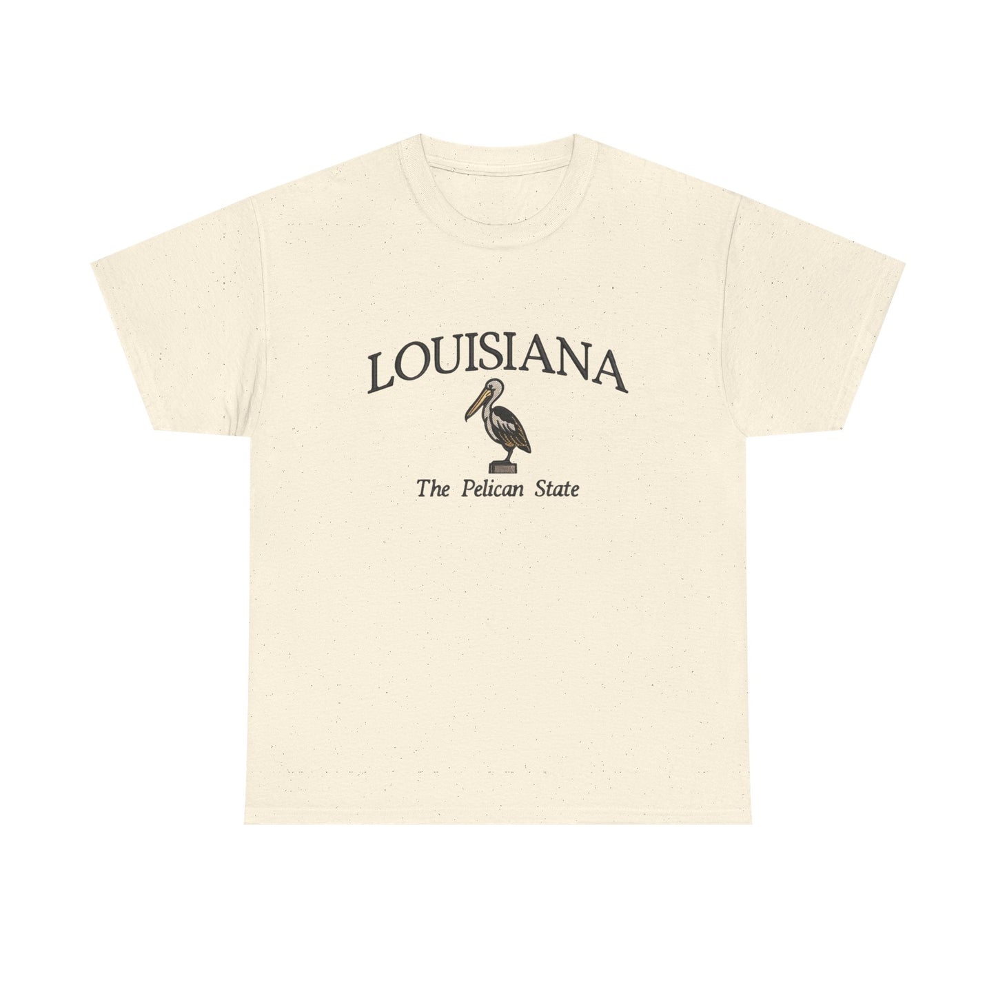 Louisiana The Pelican State Graphic T Shirt NEW Unisex Heavy Cotton Tee