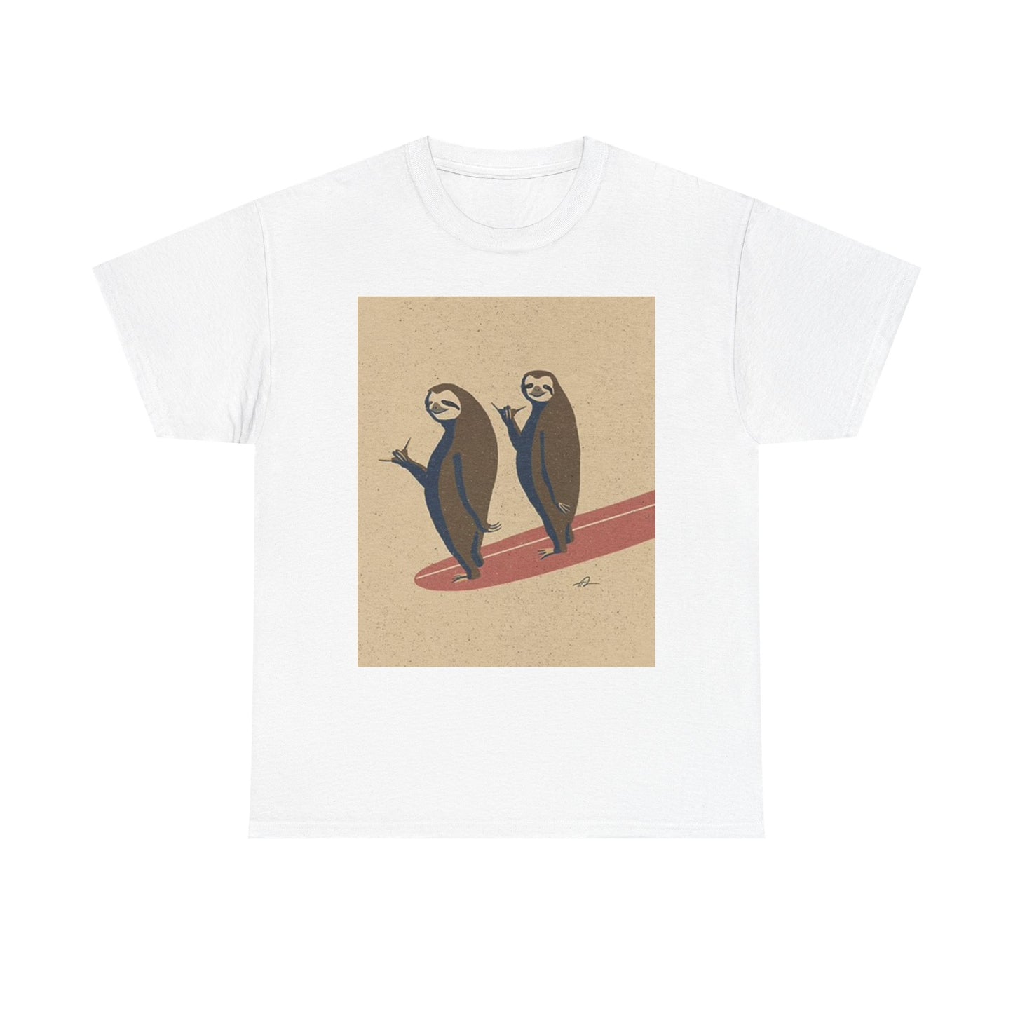 Surfing Graphic T Shirt Funny Multi Color Beach Unisex Heavy Cotton Tee