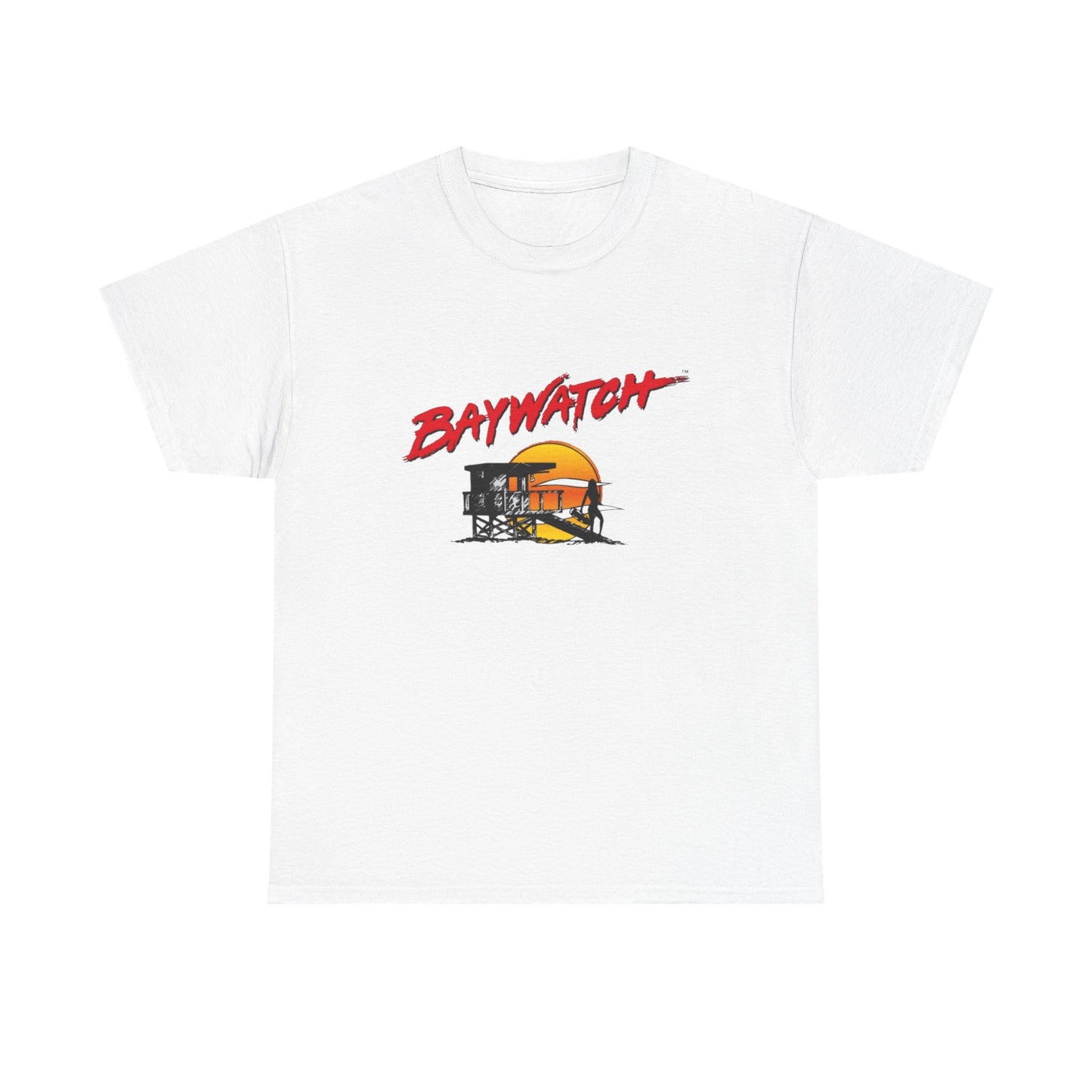 Baywatch Vintage T Shirt Graphic Unisex Heavy Cotton Tee NEW GIFT