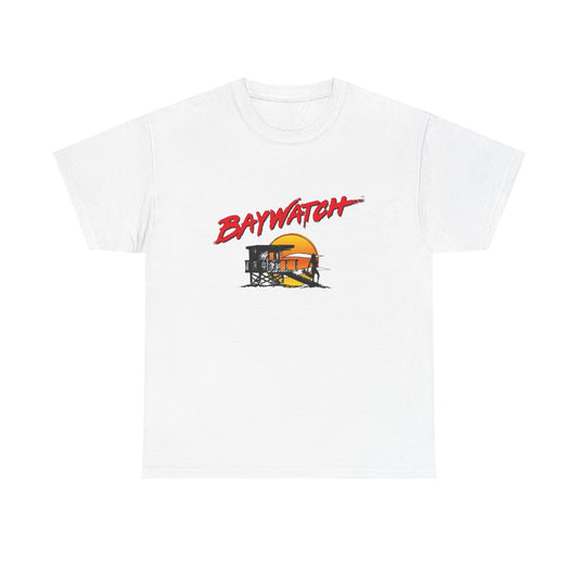 Baywatch Vintage T Shirt Graphic Unisex Heavy Cotton Tee NEW GIFT