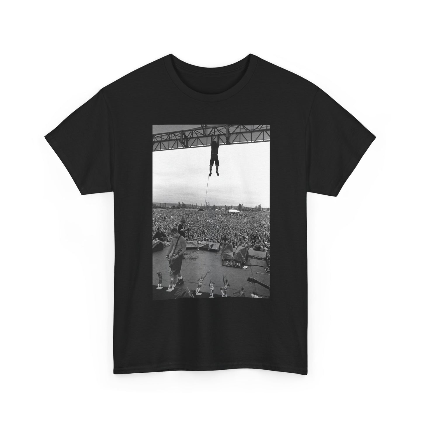 Pearl Jam Official Photograph T Shirt Vintage Unisex Heavy Cotton Tee