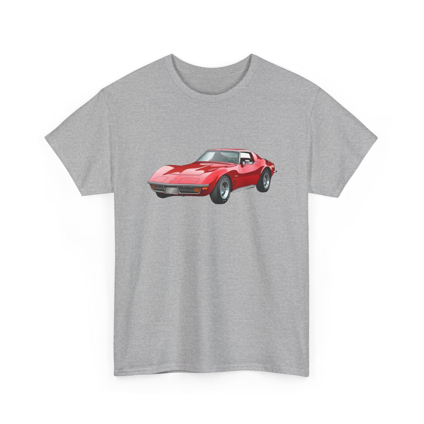 Retro C3 Corvette Muscle Car Graphic T Shirt NEW Unisex Heavy Cotton Tee