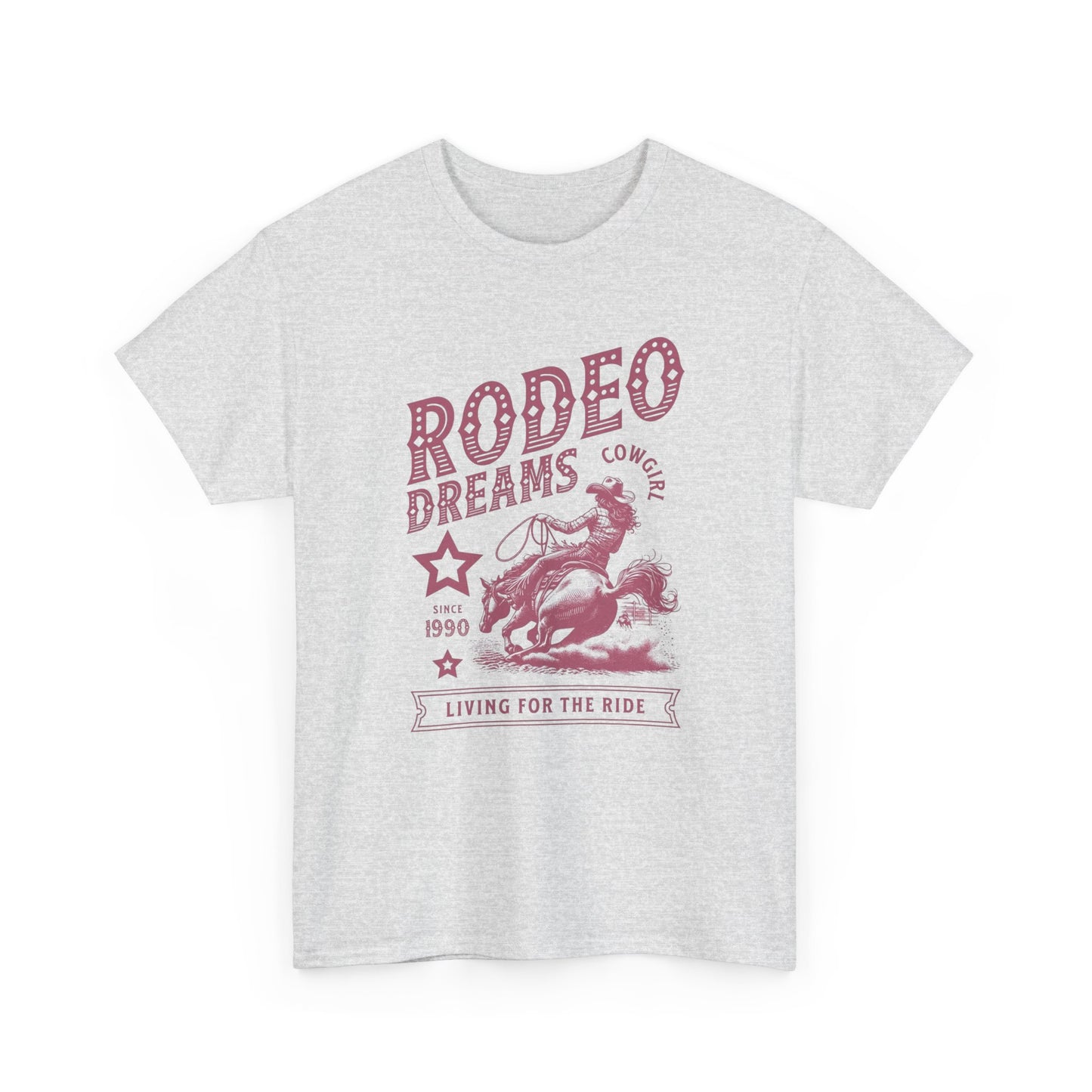 Cowgirl Rodeo Dreams Graphic T Shirt Unisex Heavy Cotton Tee