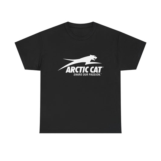 Arctic Cat Logo Graphic T Shirt Unisex Heavy Cotton Tee NEW