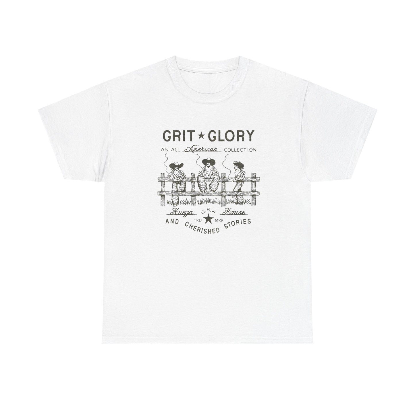 Grit And Glory Graphic T Shirt Unisex Heavy Cotton Tee