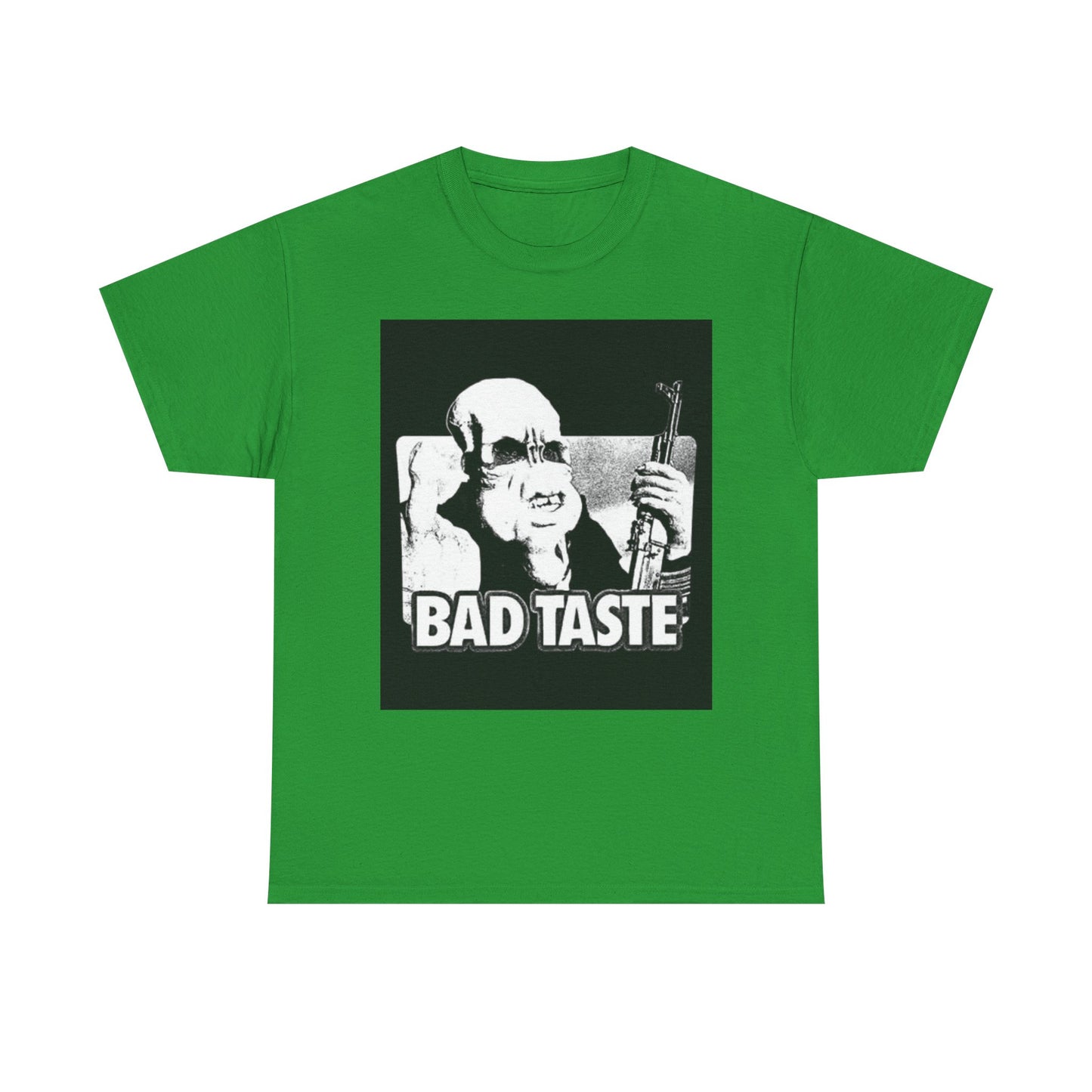 Bad Taste Poster Shirt Retro Graphic Art Unisex Heavy Cotton Tee