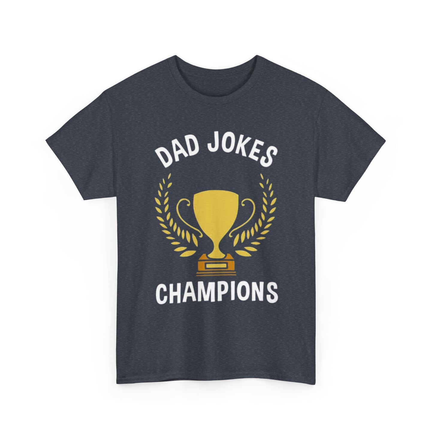Dad Jokes Champion T SHIRT Retro Funny Jokes GIFT Unisex Heavy Cotton Tee