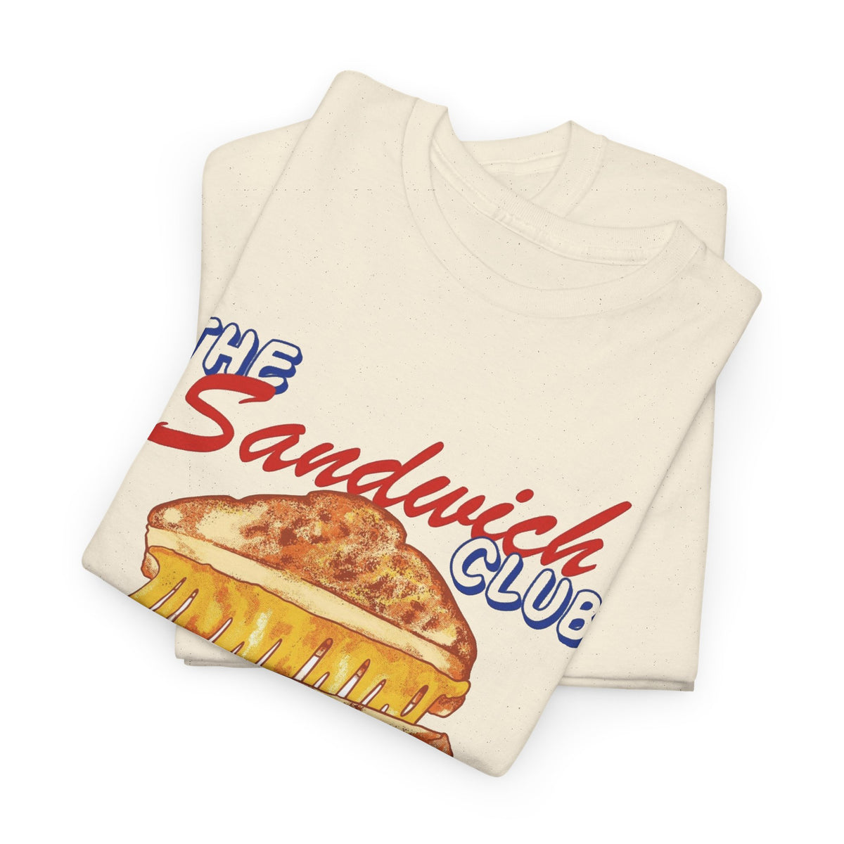 The Sandwich Club Retro Graphic T Shirt Men's Heavy Cotton Tee