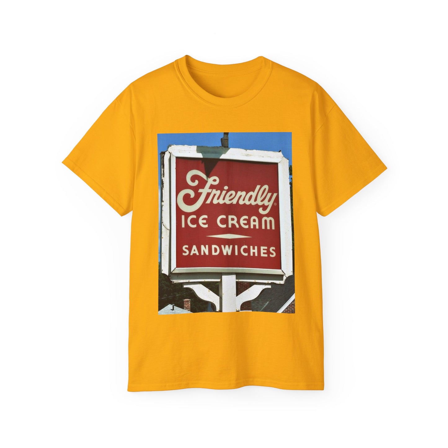 Friendlys ice cream T-shirt vintage New England restaurant chef Ultra Cotton Tee