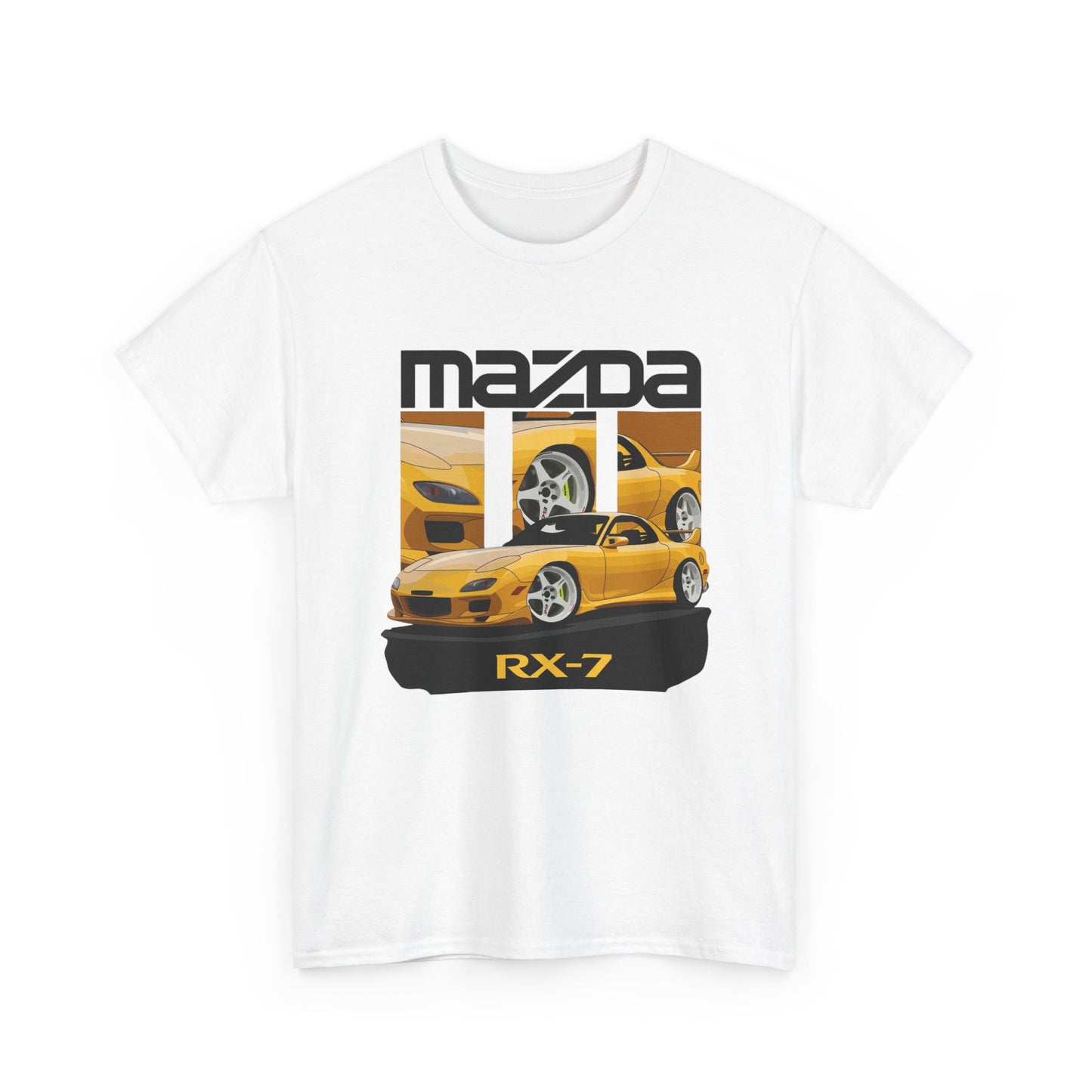 Mazda Rx7 Graphic T Shirt Unisex Heavy Cotton Tee Gift Vintage