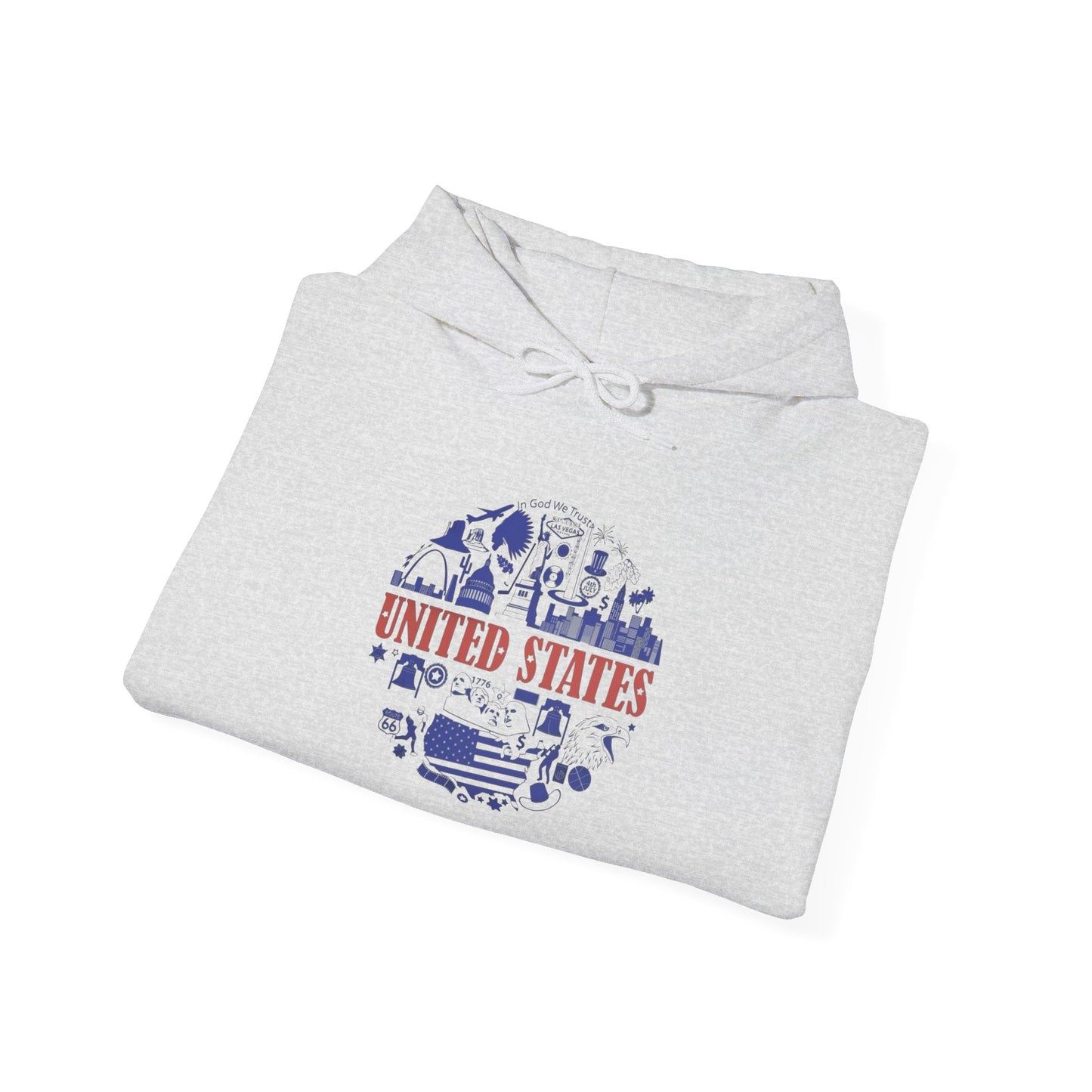 United States Graphic Hoodie Unisex Heavy Blend™ Hooded Sweatshirt