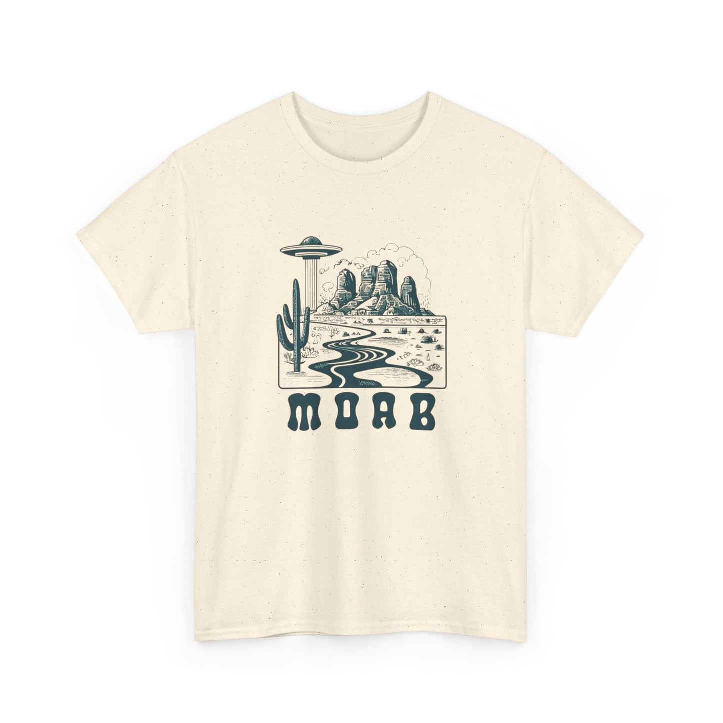 MOAB Outdoors Camping Western Graphic T Shirt Unisex Heavy Cotton Tee