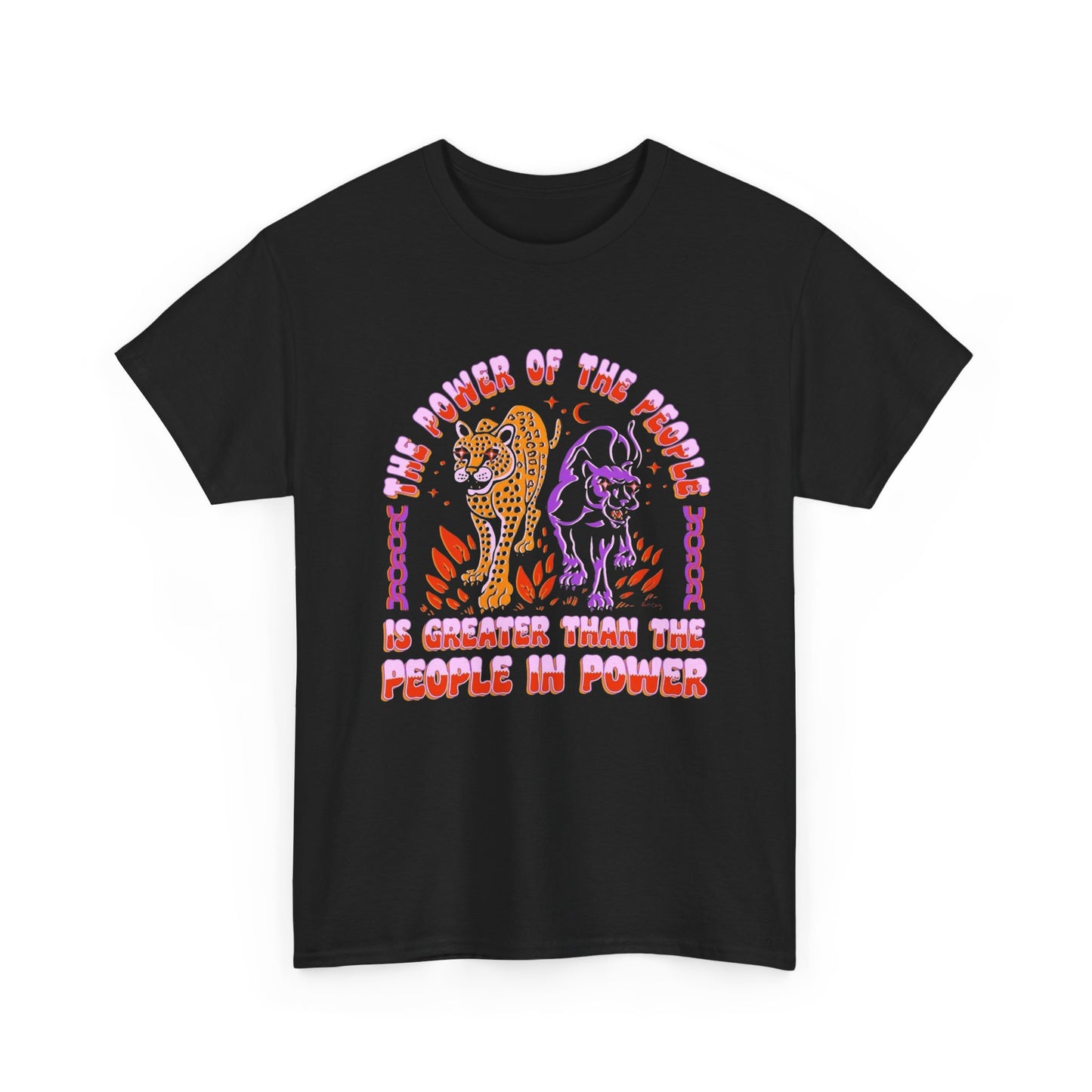 The Power Of The People Graphic T Shirt Unisex Heavy Cotton Tee
