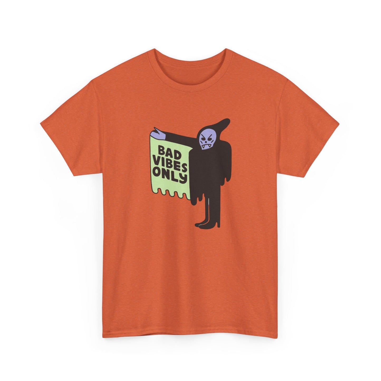 Bad Vibes Only Graphic T Shirt NEW Adult Tee