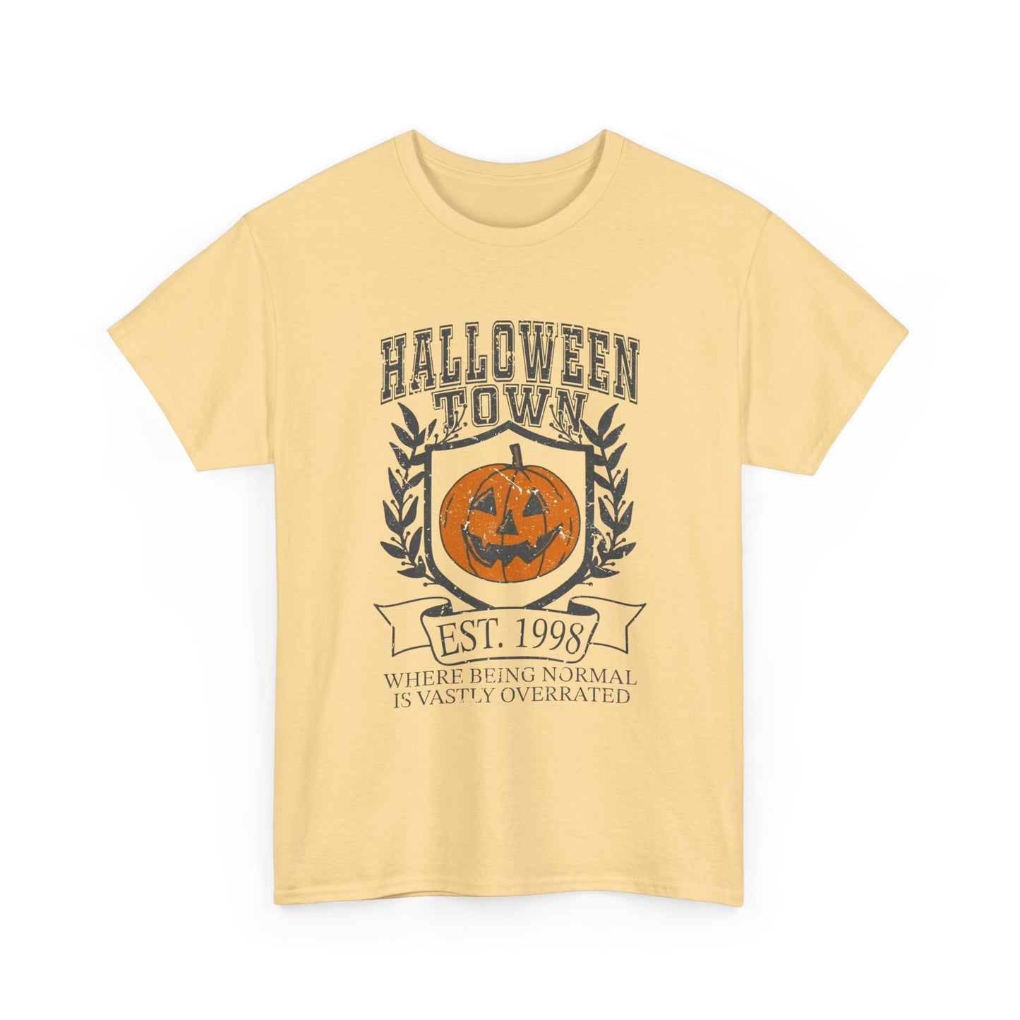 Halloween Town Graphic T Shirt Unisex NEW Heavy Cotton Tee