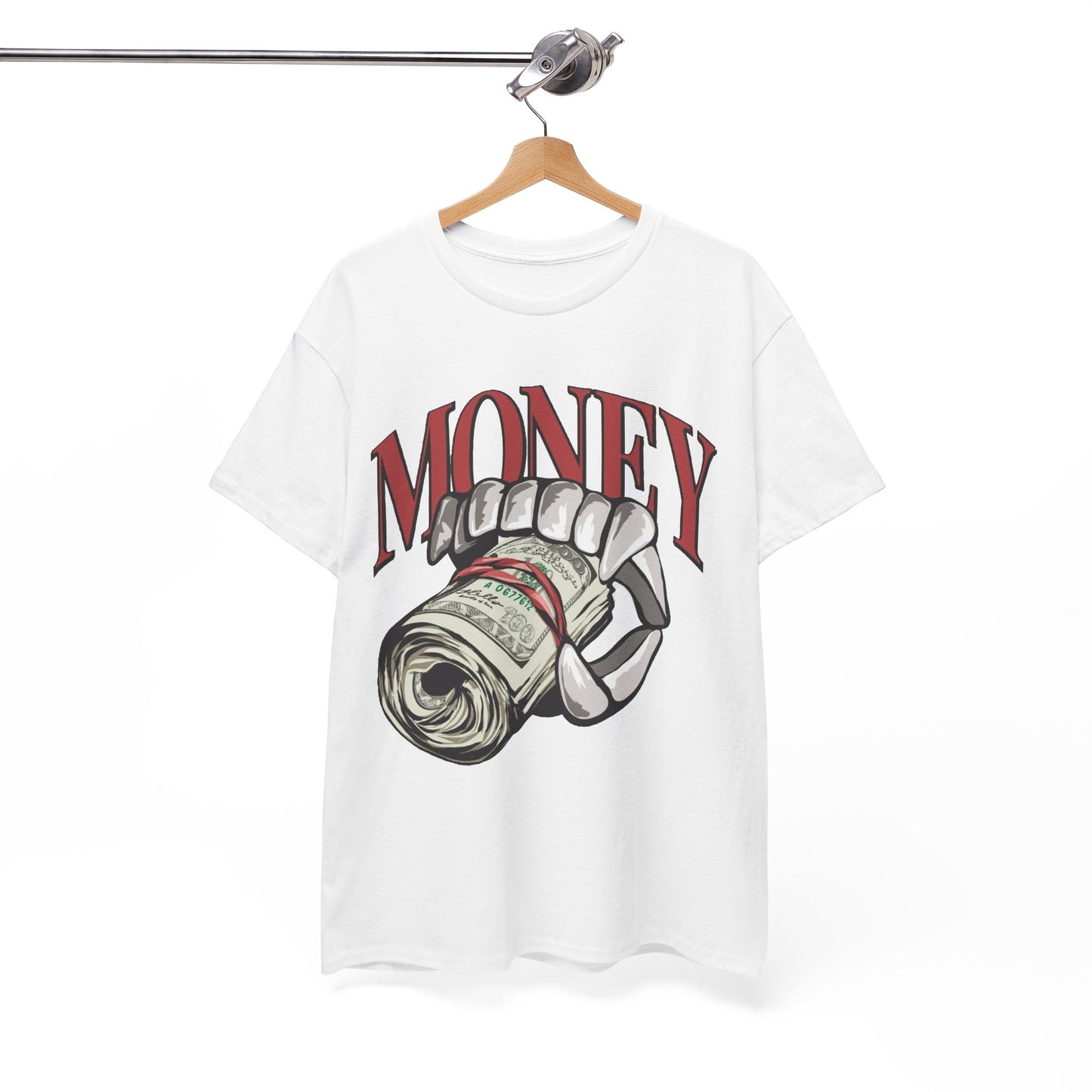 Money Grill Retro Street Wear Graphic T Shirt Unisex Heavy Cotton Tee