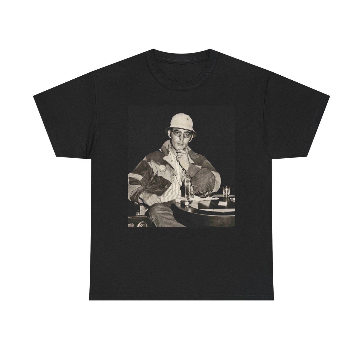 Hunter S Thompson Graphic T Shirt Vintage Unisex Heavy Cotton Tee