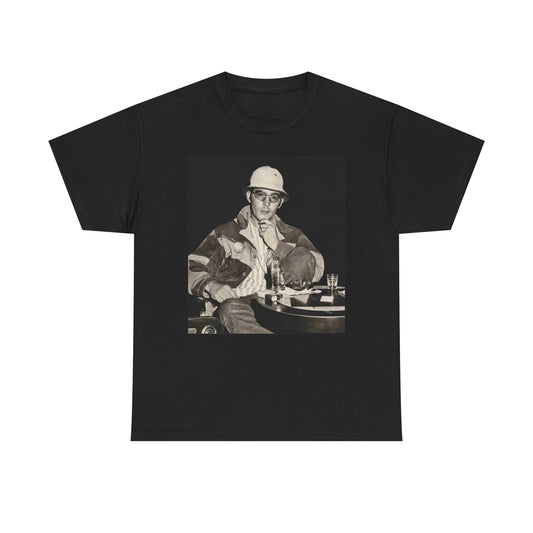 Hunter S Thompson Graphic T Shirt Vintage Unisex Heavy Cotton Tee