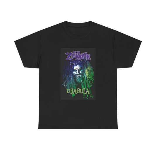 Rob Zombie Tshirt Vintage Dragula Metal Poster Graphic Retro Unisex Heavy Cotton