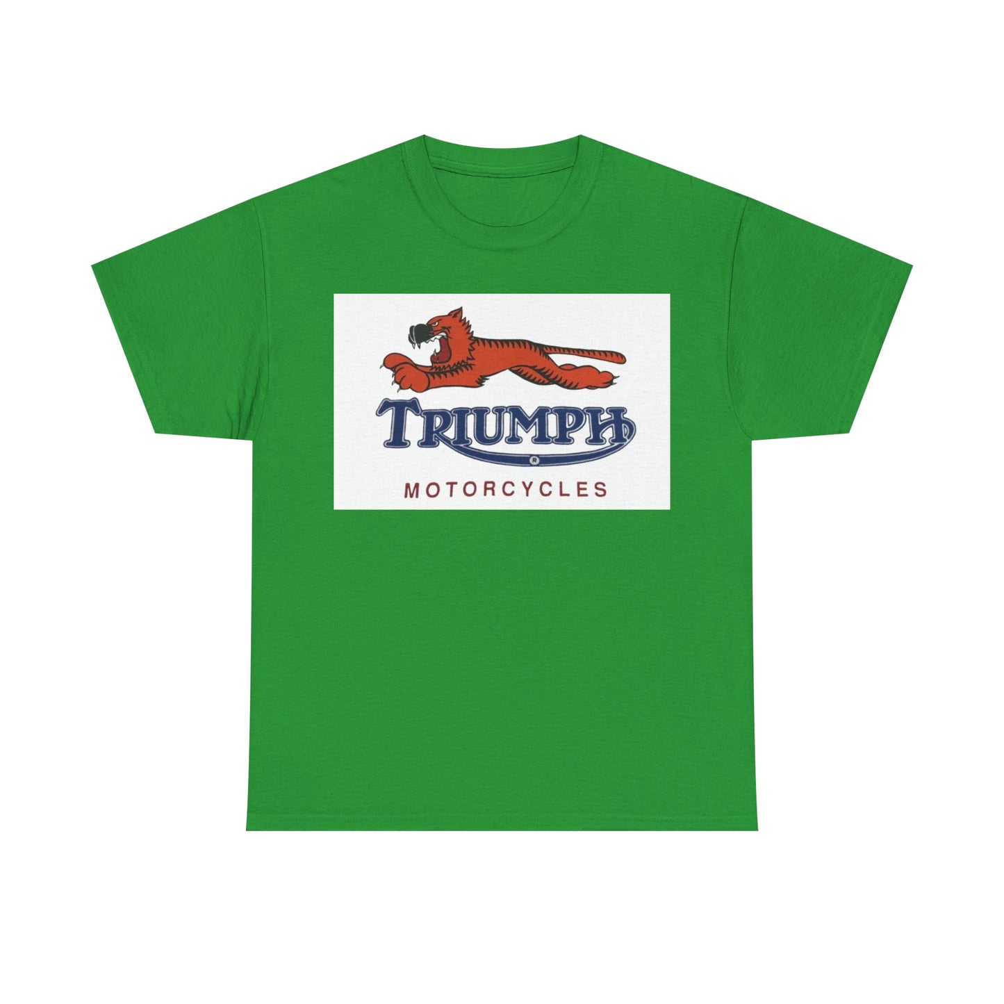Triumph T-shirt vintage motorcycles nostalgia Tiger Unisex Heavy Cotton Tee