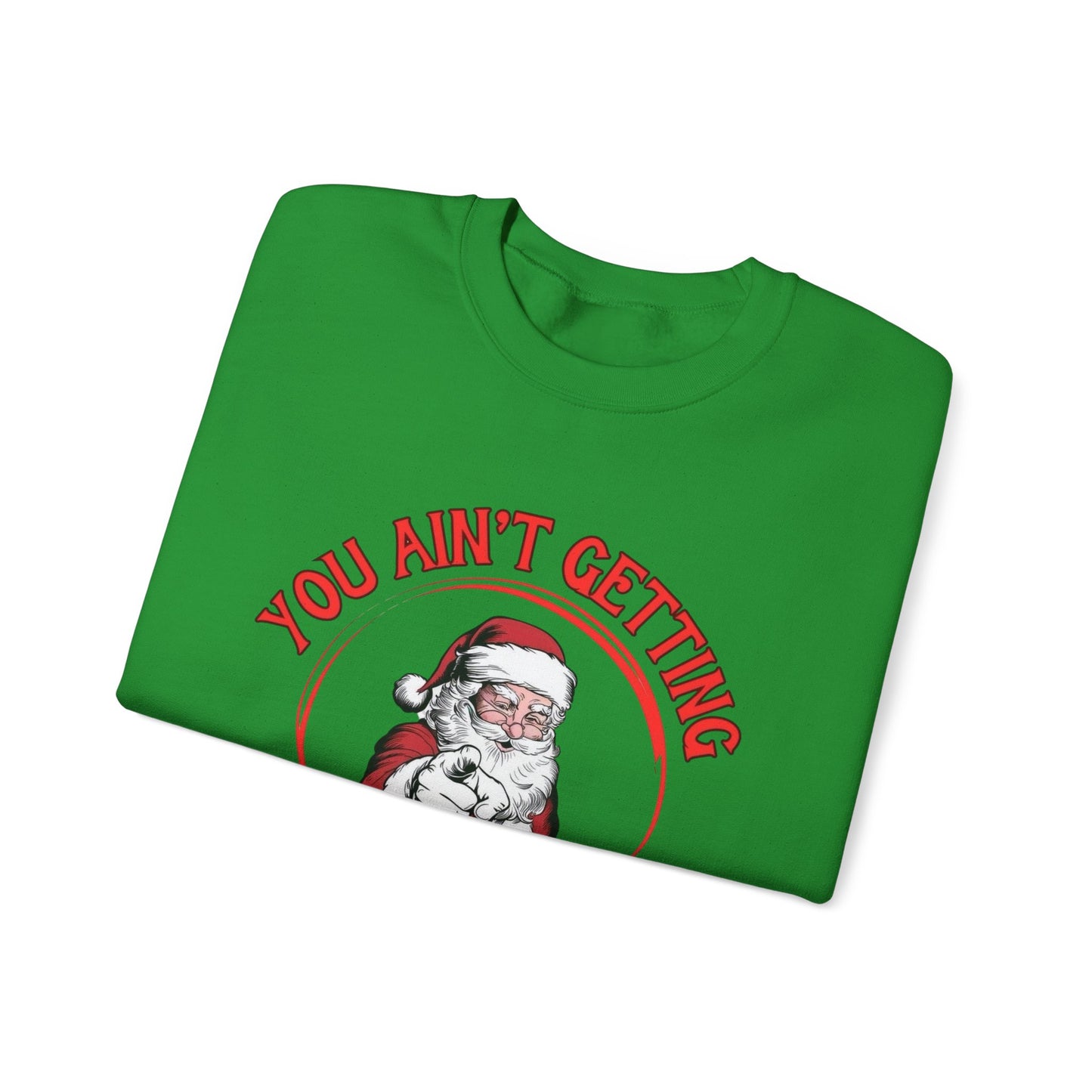Funny Santa Christmas Sweater NEW Unisex Heavy Blend™ Crewneck Sweatshirt
