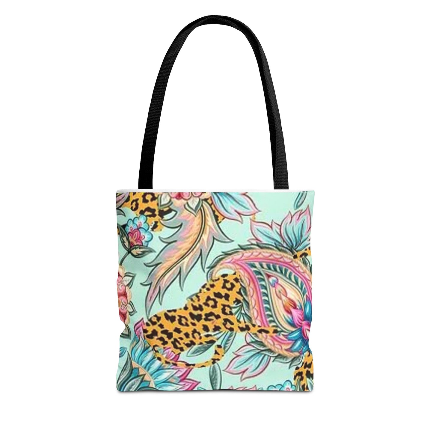 Cheetah Floral Graphic BRAND NEW MODERN Tote Bag (AOP)