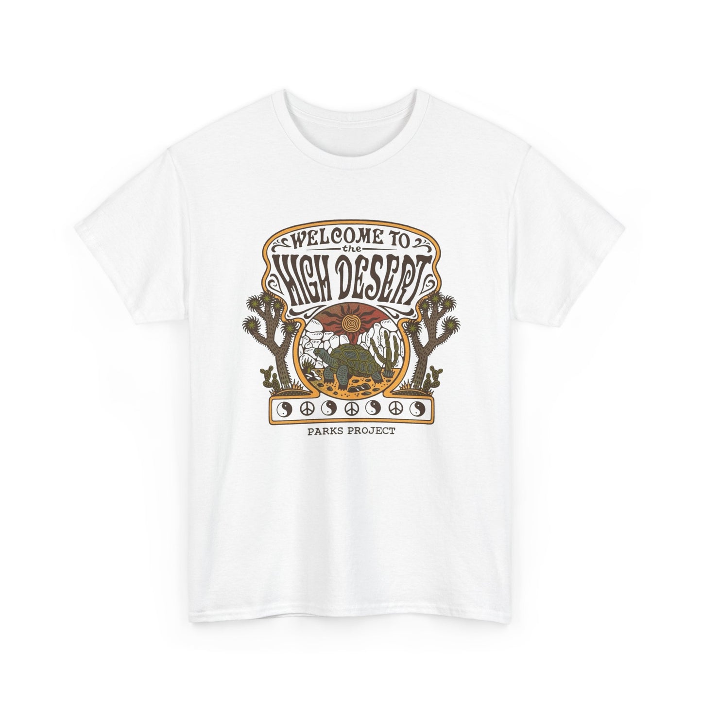 Welcome To The High Desert Graphic T Shirt NEW Adult Regular Heavy Cotton Tee