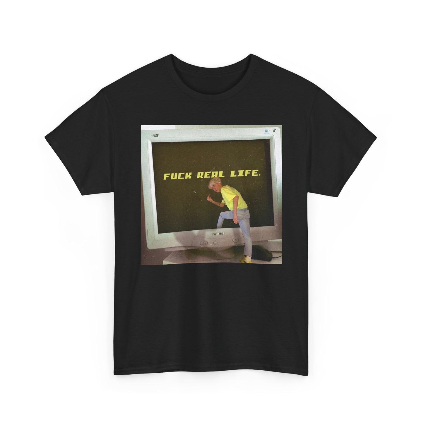 F Life Funny Jokes Graphic T Shirt Unisex Heavy Cotton Tee Gift New