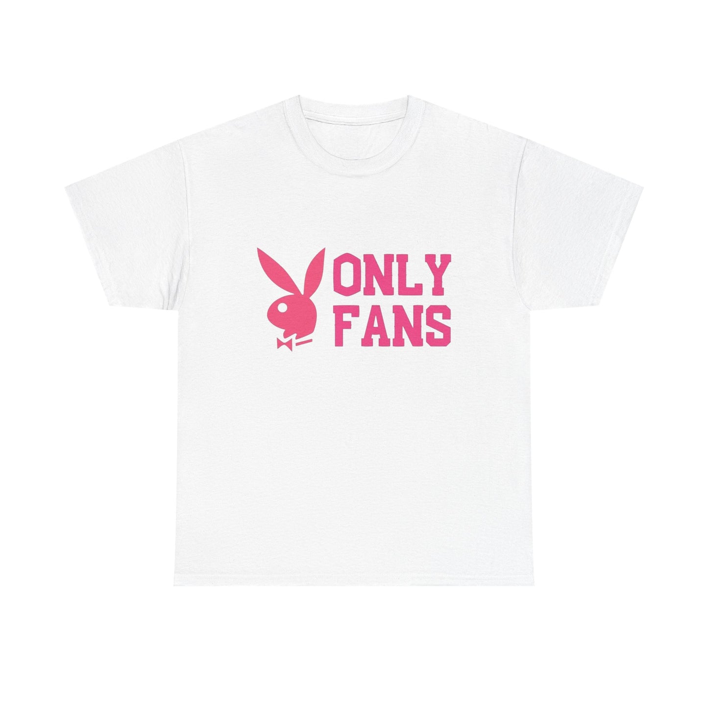 Onlyfans Bunny Graphic T Shirt NEW Unisex Heavy Cotton Tee