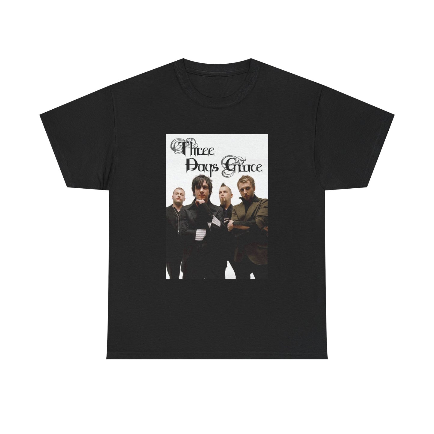 Three Days Grace Tshirt Retro Merch Album Cover Rock Unisex Heavy Cotton Band