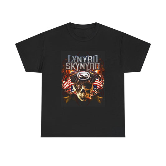 Lynyrd Skynyrd Tshirt Vintage Country Rock Merch Alabama Unisex Heavy Cotton Tee