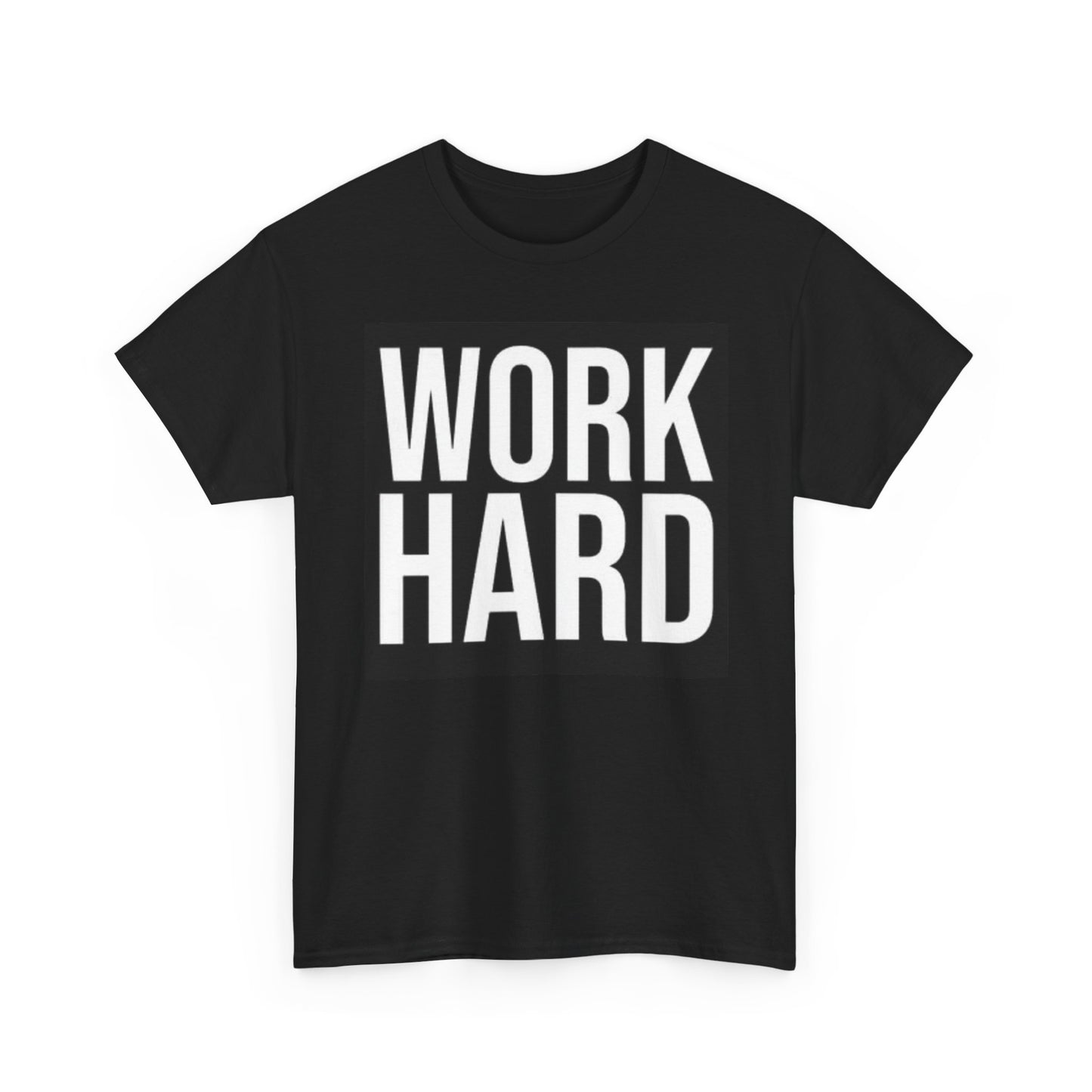 Work Hard Graphic T Shirt GYM Motivation Entrepreneur Unisex Heavy Cotton Tee