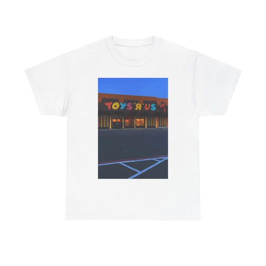 Toys R Us Tshirt Vintage 90s Kids Parking Lot View Nostalgia Unisex Heavy Cotton
